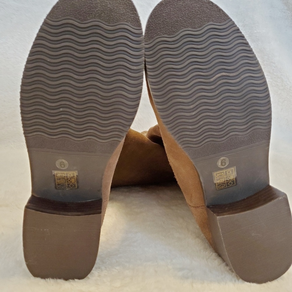 A. Marinelli Suede Riding Boots Size 6 NEW - Picture 3 of 6